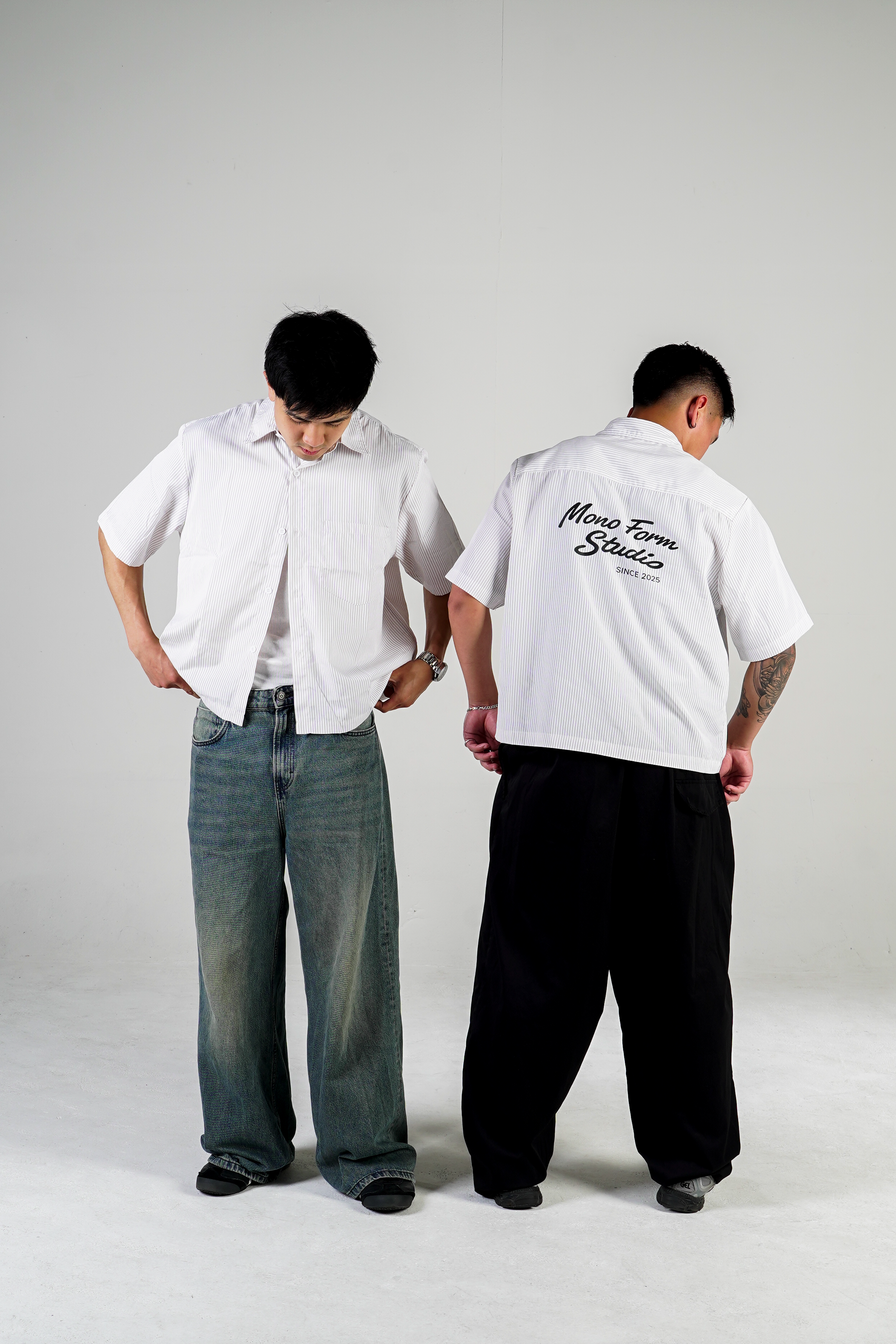 Cropped button up / Apricot